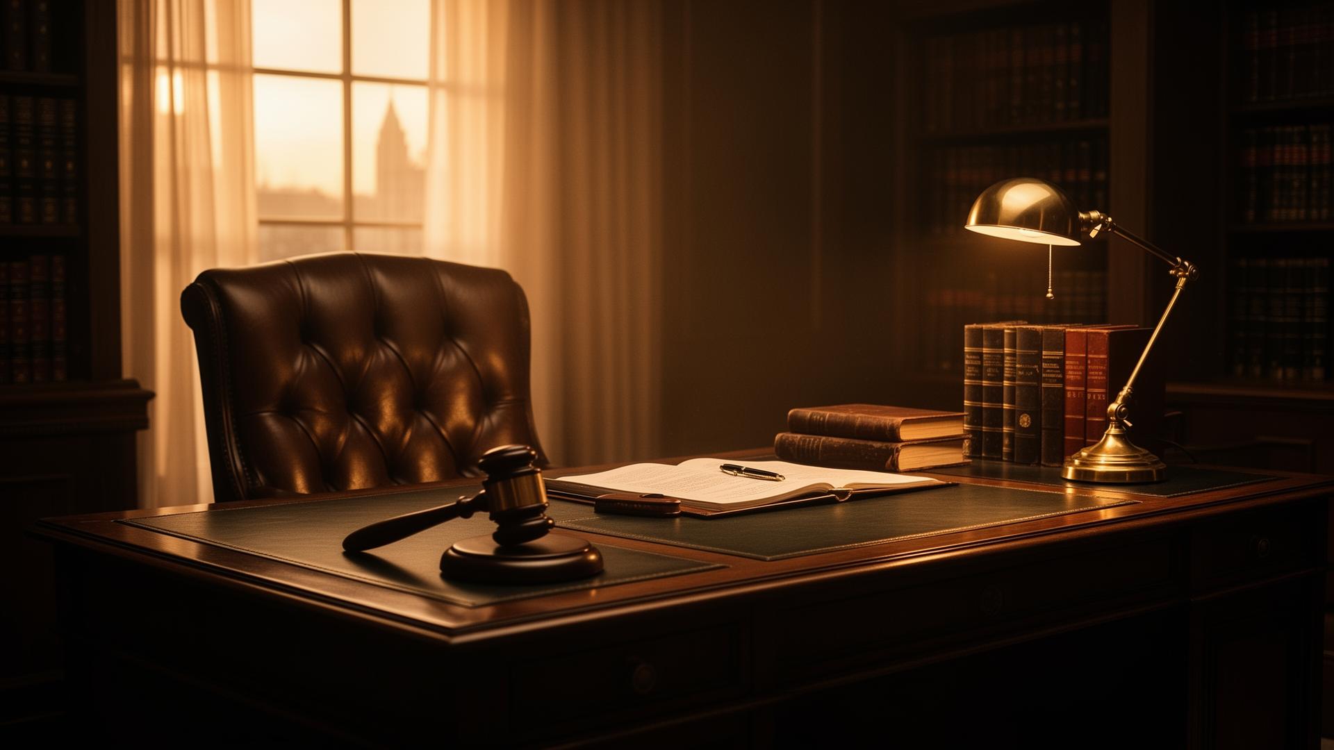 The Herrera Law Firm office at golden hour
